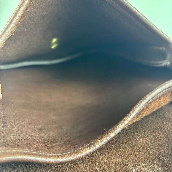 Coach 5130 Crossbody Station Bag Leather Top Handle Chocolate Brown - Picture 10 of 16